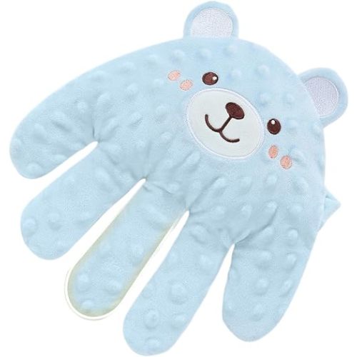 Infant Patter for Sleep Cotton Fabric Heatable Natural Red Bean Core | Child Patting Sleeping Toy Remote Control Patting Relaxing Soothing for Newborns To Children Under 3 Years Old
