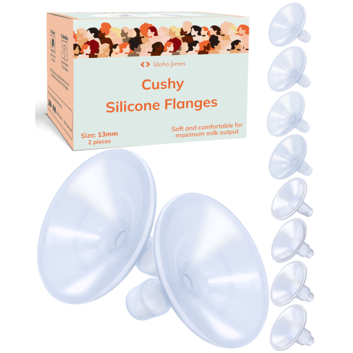 Silicone Breast Pump Flanges Cushy Comfort & Efficiency – Idaho Jones