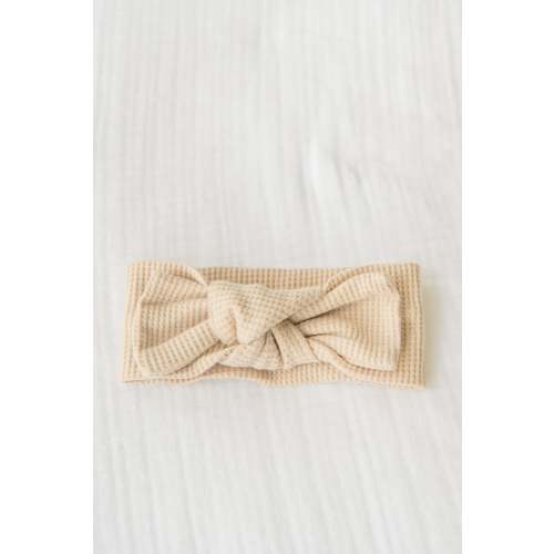 Organic Cotton Waffle Bow