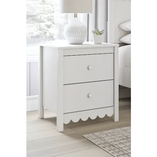 Ashley Hallityn White Nightstand | Google
