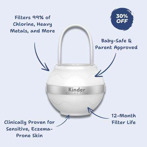Kinder Filter - Clinically Tested Bath Filter for Healthier Skin