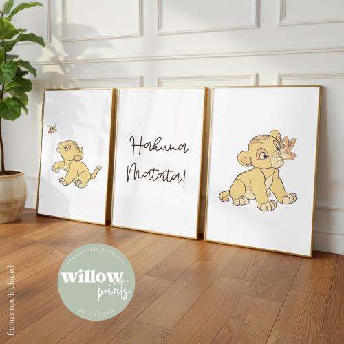 Lion King Inspired Print | Lion King Quote Print | Lion King Bedroom Print | Lion King Disney nursery | New baby gift | Personalised print