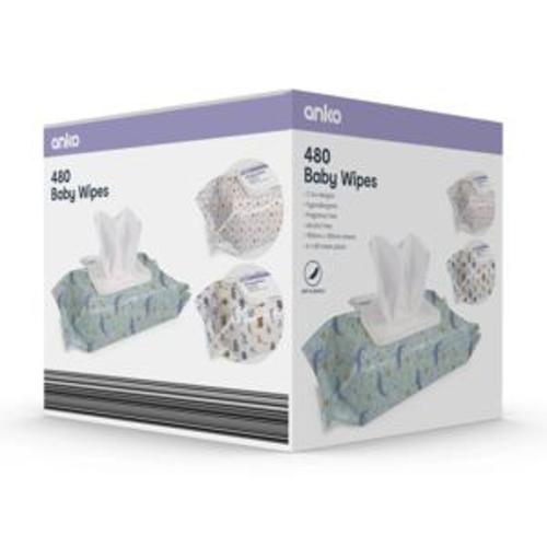 480 Pack Baby Wipes