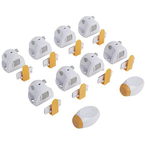 Safety 1ˢᵗ Adhesive Magnetic Lock System, 8 Locks And 2 Keys