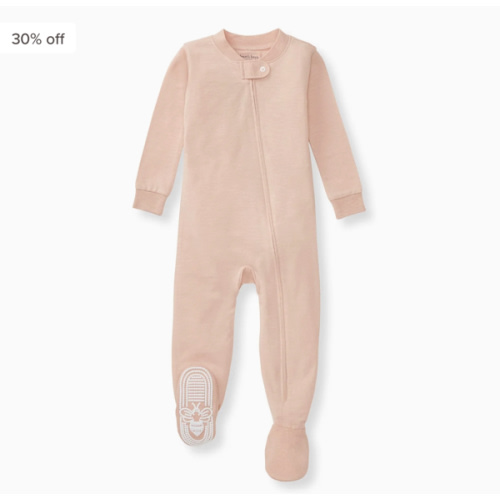 Honeysoft™ Baby Girl Sleeper - Apple Blossom – Burt's Bees Baby