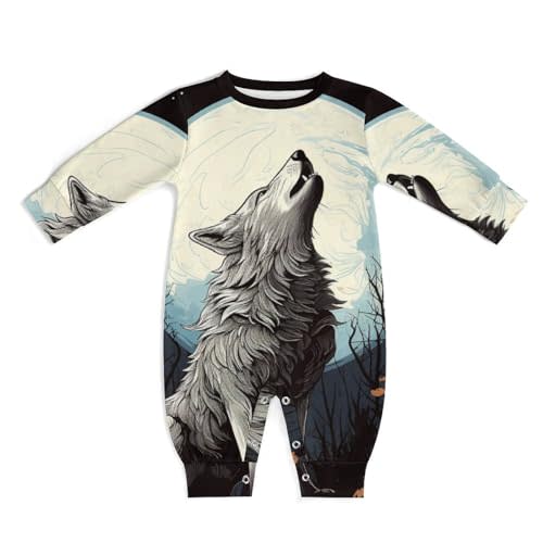 Newborn Baby Romper Clothing Cute Infant Long Sleeve Clothes Jumpsuit Playsuit One Piece Outfit for Boy Girl