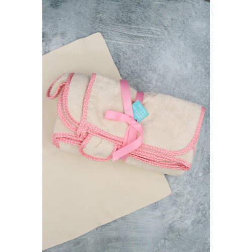 ORGANIC HOODED BABY TOWEL AND WASH CLOTH
