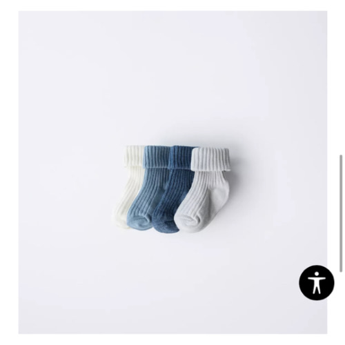 FOUR-PACK OF COLOR SOCKS - Blue marl | ZARA United States