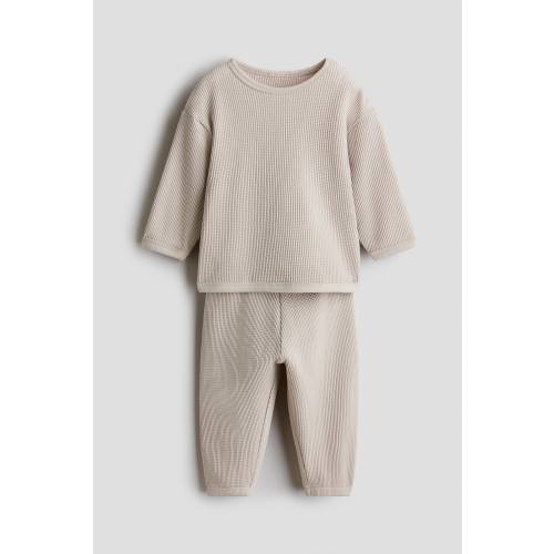 2-PIECE WAFFLED COTTON SET