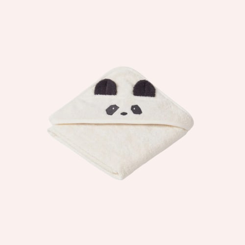 Albert Hooded Baby Towel - Panda Creme de la Creme