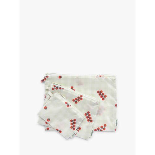 Compakt Zip Pouch Set - TOMATO PICNIC