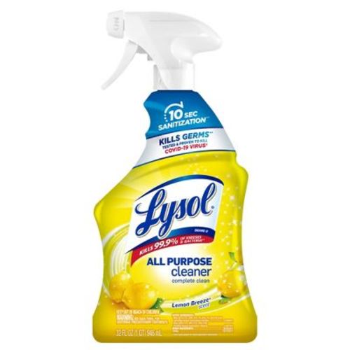 Lysol Lemon Breeze Scented All Purpose Cleaner & Disinfectant Spray - 32 fl oz