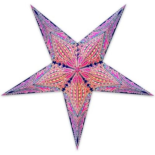 GalaxyArts - Queen (Blue Pink, Medium) - Paper Star Lantern