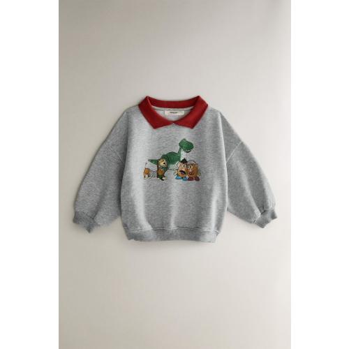 PLUSH SWEATSHIRT TOY STORY © DISNEY/PIXAR - Gray marl | ZARA United States