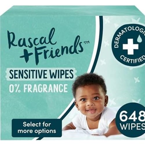 Rascal + Friends Sensitive Baby Wipes (648)