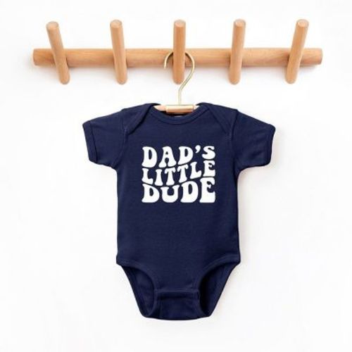 The Juniper Shop Dad's Little Dude Baby Bodysuit