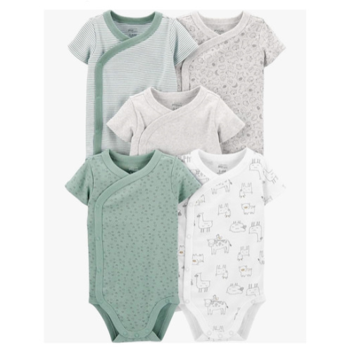 Simple Joys by Carter's unisex-baby 5-pack Side Snap Short-sleeve Bodysuit