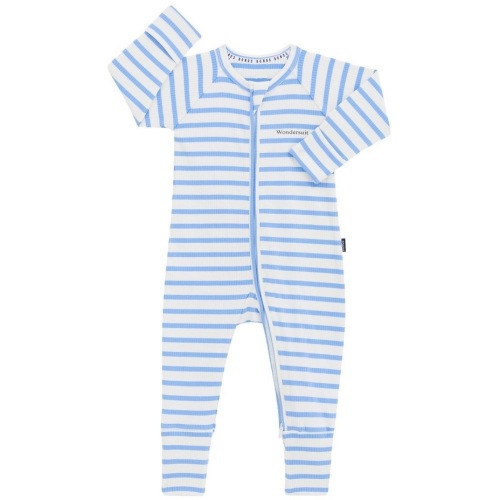 Wide Needle Rib Zippy in YKT Sail Away/Marsc