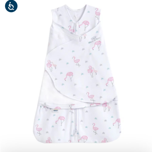 Flamingo Print Cotton Swaddle - Newborn | HALO
