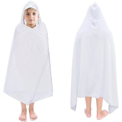 ORIGINAL KIDS Hooded Bath Towel - 100% Cotton Super Zero Twist Kids Towel