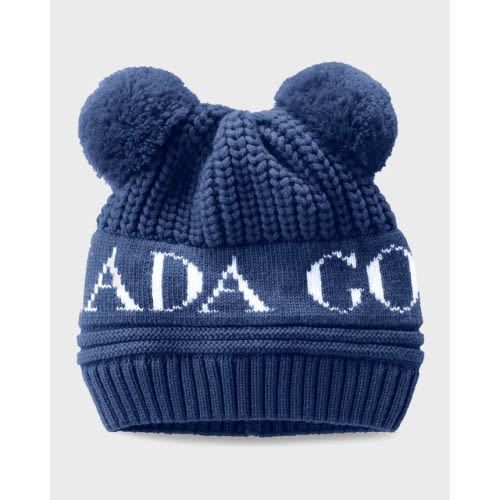 Kid's Double Pompom Beanie Hat, Baby