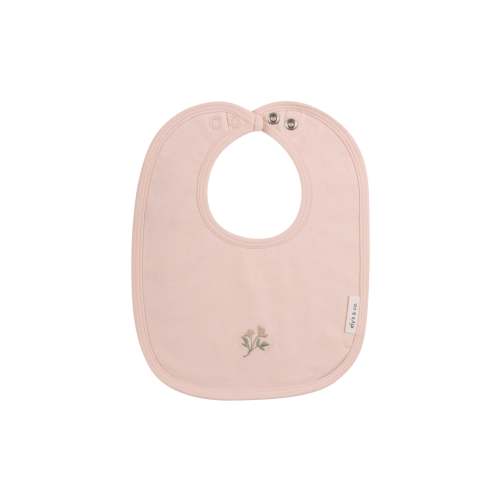 Ely's & Co. Embroidered Cotton Bib