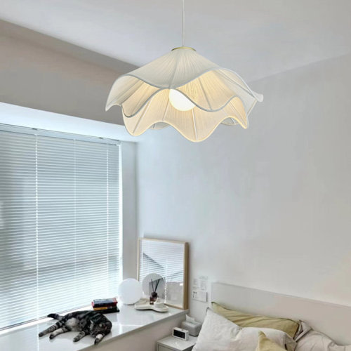 Canek 1 - Light Dimmable Geometric Fabric Pendant | Wayfair