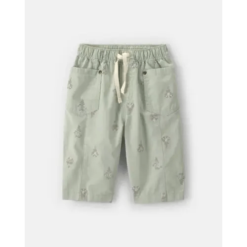 Baby Girl Floral Barrel Pants - Green - OshKosh B'gosh | Carter's