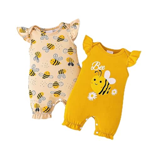 Newborn Baby Girl Clothes Fall Winter Outfits Infant Jumpsuit Letter Print Romper Coming Home Outfit 2Pcs Set