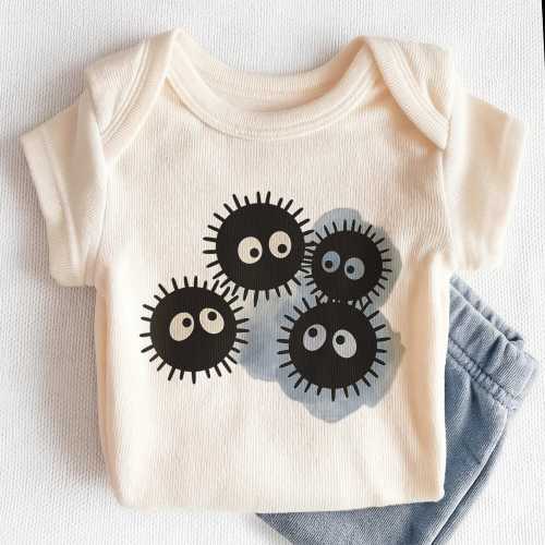 Soot Sprite Baby Onesie - Cute Anime Baby Bodysuit