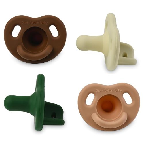 Pacifier – Soft Silicone – 0-36 Months – BPA Free – Natural Latch – Lightweight, Dishwasher Safe – for Newborns, Infants, Toddlers