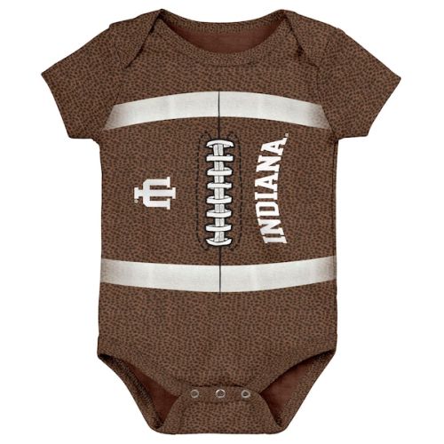 Indiana Hoosiers Outerstuff Newborn Football Bodysuit - Brown