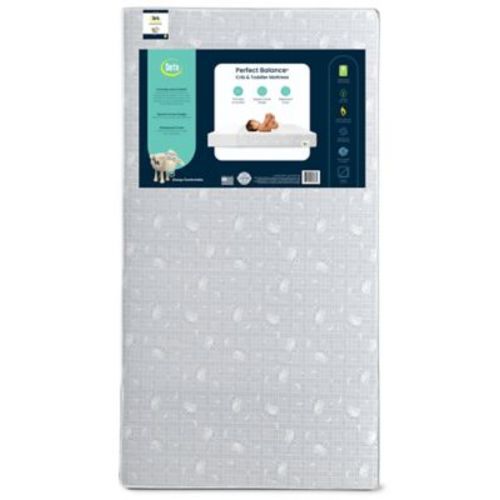 Serta® Perfect Balance™ Crib and Toddler Mattress in Dove Grey - DOVE GREY - CRIB MATTRESS
