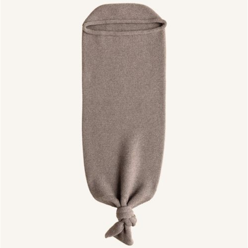 Hvid - Merino Wool Swaddling Blanket - Oatmeal | Smallable