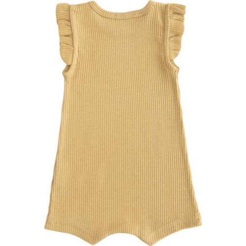 Biscotti Ruffle Modal Romper, Yellow - BANBLU | Maisonette