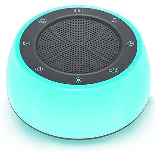 Sound Machine Baby, Kids Sound Machine with Light, White Noise Sound Machine for Sleep