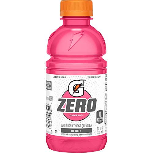 Gatorade Zero Sugar Thirst Quencher, Berry, 12 Ounce(Pack of 24)