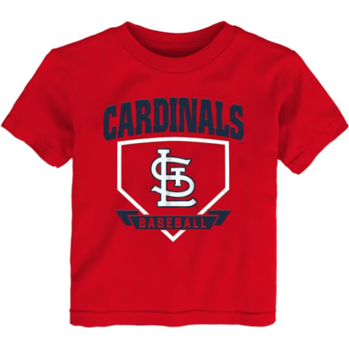 St Louis Cardinals Infant Home Runner Short Sleeve T-Shirt Red - 133421094