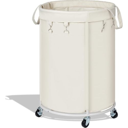 150L Large Capacity Rolling Laundry Basket Hamper with Wheels, Clothes hamper and Removable Bag for Home, Laundry Room, Bedroom, Bathroom, Apartment, Dorm