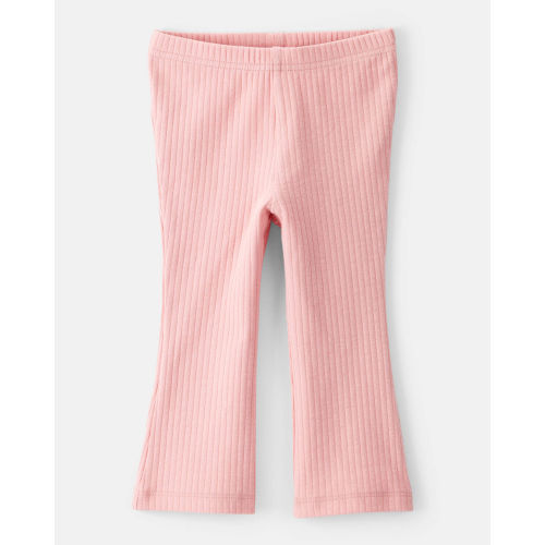 Baby Girl Cotton Flare Leggings - Pink - Carter's | Carter's