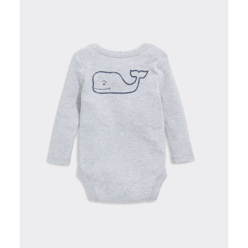 Shop Baby Long-Sleeve Vintage Whale One-Piece at vineyard vines