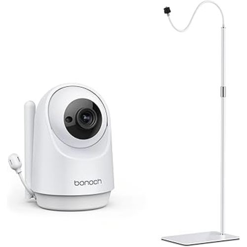 Amazon.com: bonoch Add-on Baby Monitor Camera, with 61" Adjustable Height Floor Stand Mount : Baby