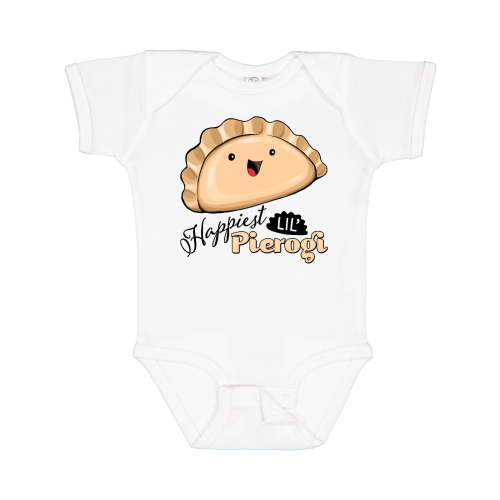 Inktastic Happiest Lil' Pierogi Boys or Girls Baby Bodysuit
