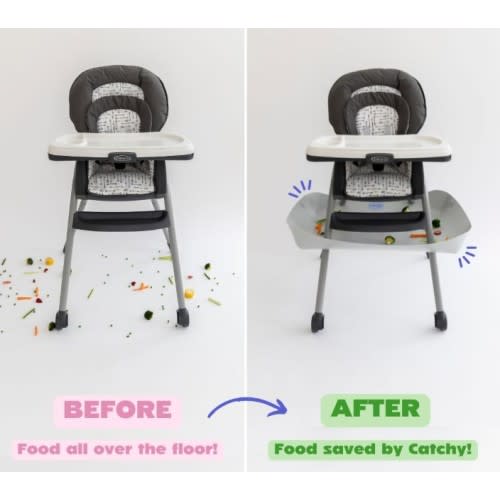 CATCHY - Food Catcher - Compatible with Graco Table2Table LX 6-in-1 High Chair + 11 Other High Chairs - Highchair Sold Separately - Baby & Toddler Food & Mess Catcher - Under High Chair Accessory