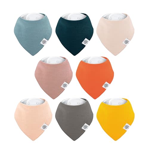 Parker Baby Bandana Drool Bibs for Boys, Girls & Unisex - Soft & Stylish Teething Bibs for Babies