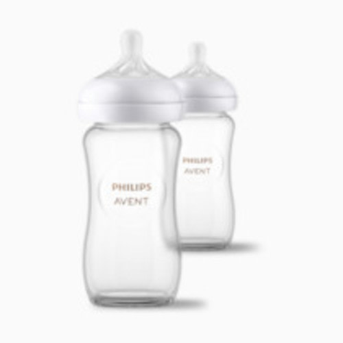 Philips Avent Glass Natural Baby Bottle with Natural Response Nipple - 8 Oz, 2