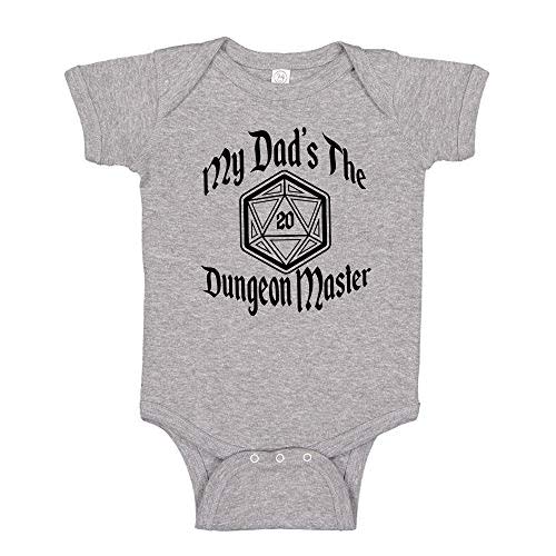 My Dad's The Dungeon Master Baby Bodysuit/Toddler T-Shirt RPG Baby Clothing