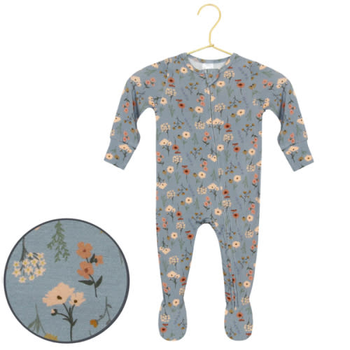 Scarlet Zipper Footies