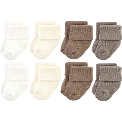Hudson Baby Baby 8-pack Cotton Rich Newborn and Terry Socks