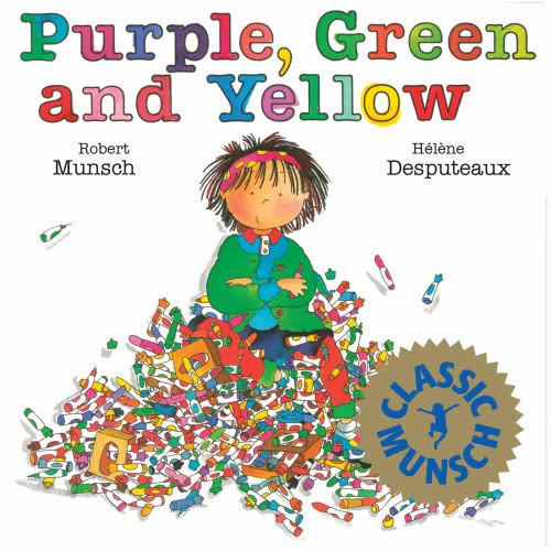 Purple, Green and Yellow used book by Robert Munsch, Hélène Desputeaux: 9781550372564